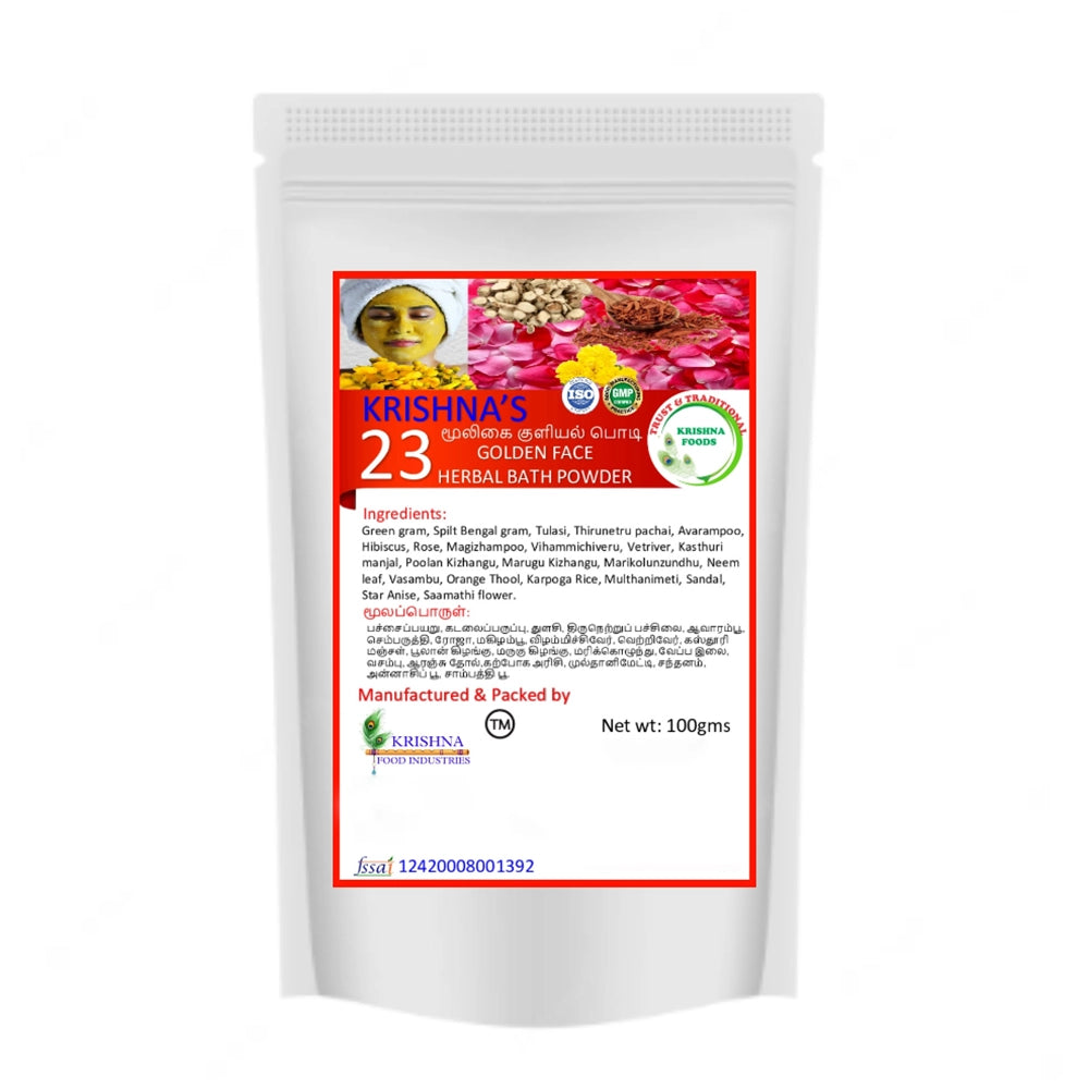 KFI- Golden face Herbal bath powder